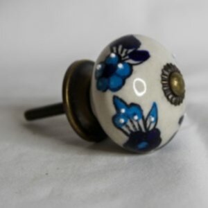 Blue Ceramic Knob - Image 2