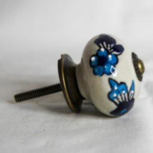 Blue Ceramic Knob - Image 3