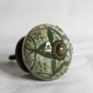 Green Ceramic Knob - Image 2