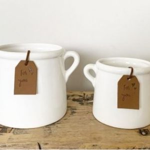 Ceramic Planter with Tag - Image 2