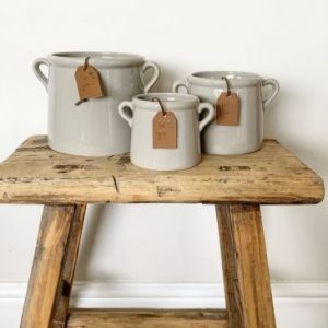 Ceramic Planter with Tag - Image 2